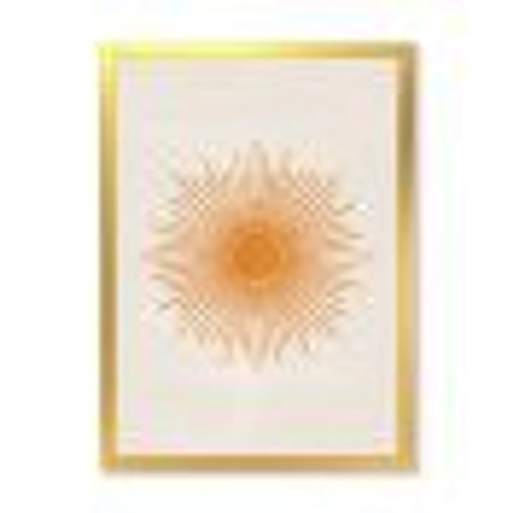 Orange Sun Print II  Wall Art