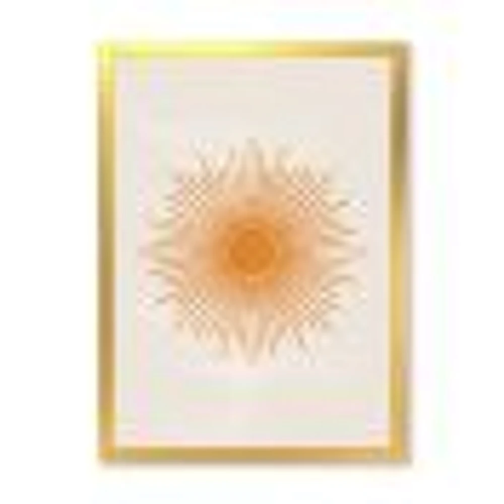 Orange Sun Print II  Wall Art