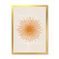 Toile « Orange Sun Print II »