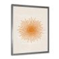 Toile « Orange Sun Print II »