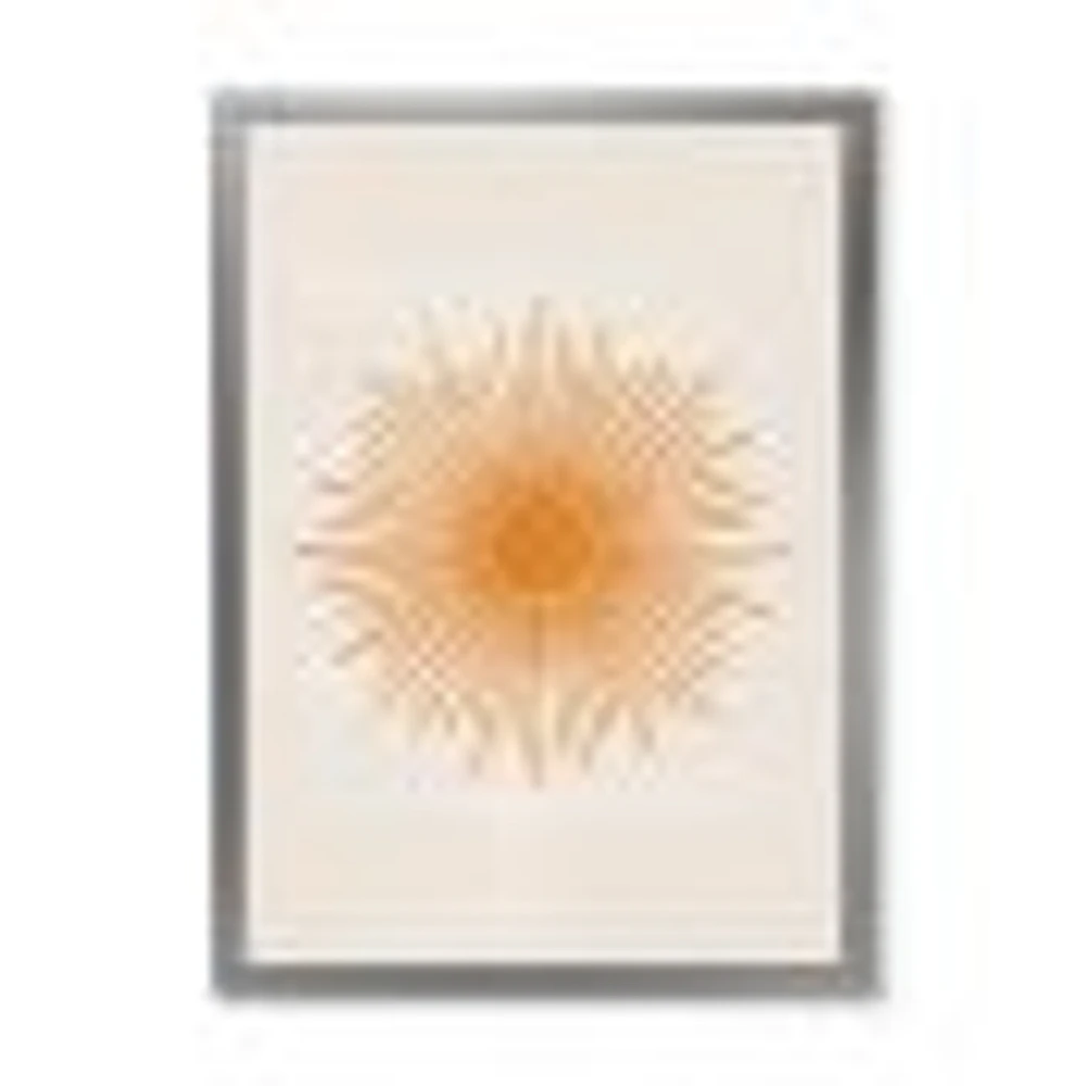 Orange Sun Print II  Wall Art