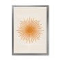 Toile « Orange Sun Print II »