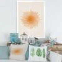 Orange Sun Print II  Wall Art