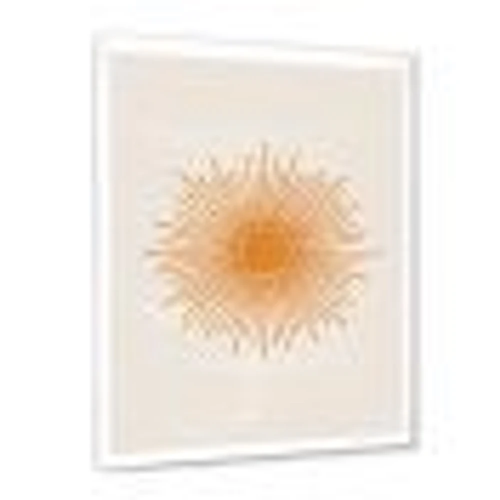 Orange Sun Print II  Wall Art