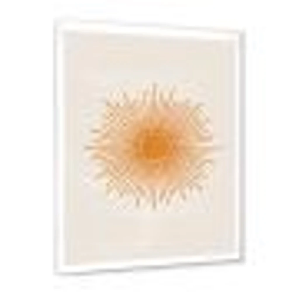 Orange Sun Print II  Wall Art