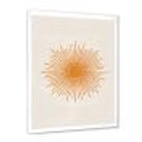 Toile « Orange Sun Print II »