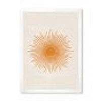 Orange Sun Print II  Wall Art