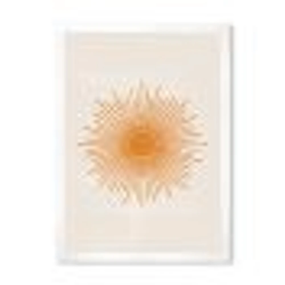 Toile « Orange Sun Print II »