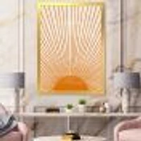 Toile « Orange Sun Print III »