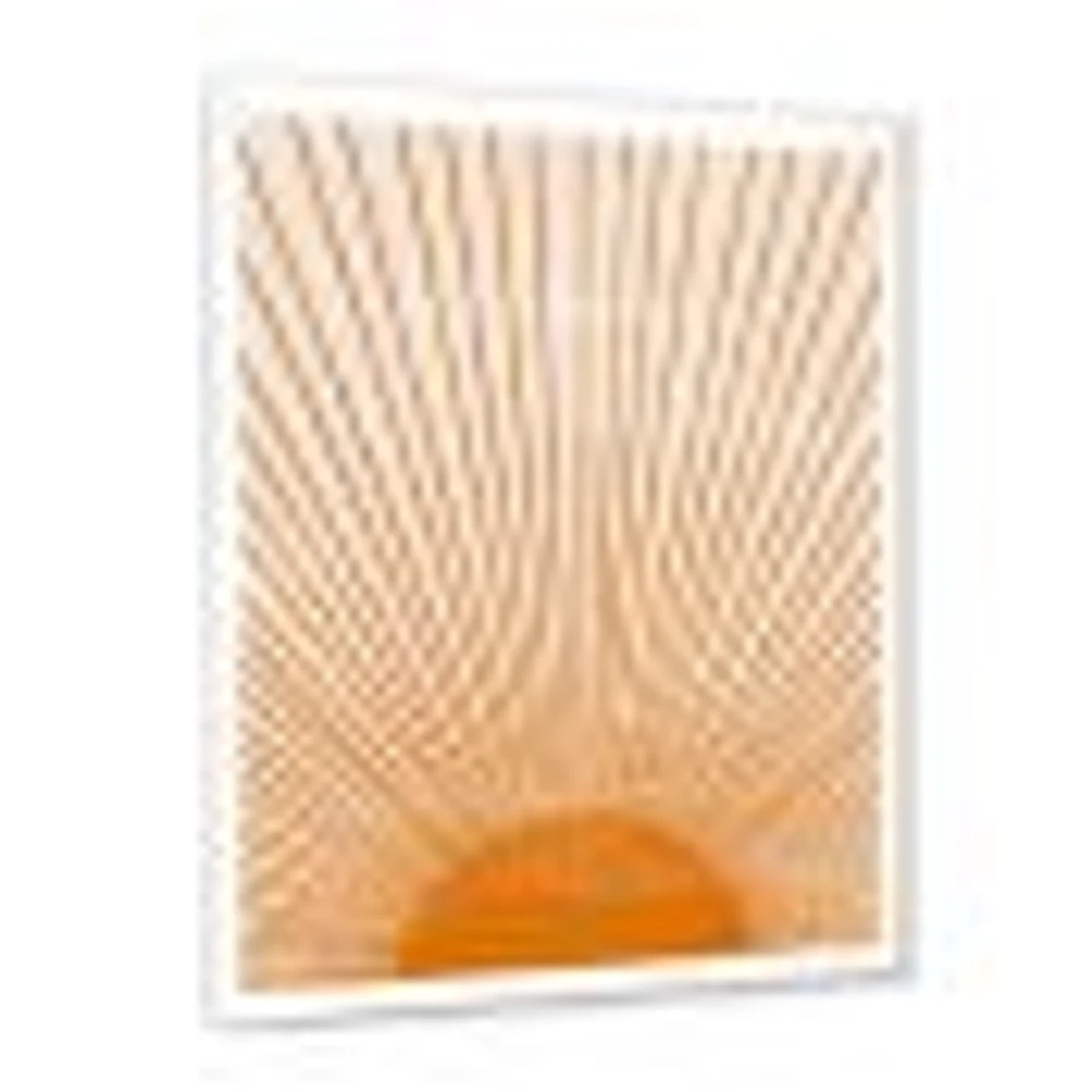 Toile « Orange Sun Print III »