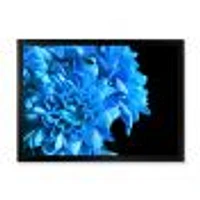 Detail of Blue Flowers on Black I  Wall Art