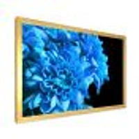 Detail of Blue Flowers on Black I  Wall Art