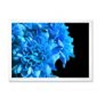 Detail of Blue Flowers on Black I  Wall Art