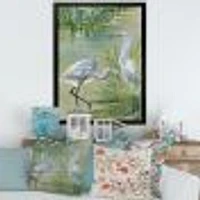 Toile « Heron Birds I »