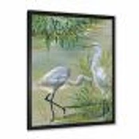 Toile « Heron Birds I »