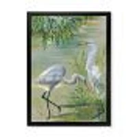 Toile « Heron Birds I »