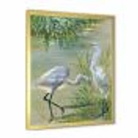 Toile « Heron Birds I »