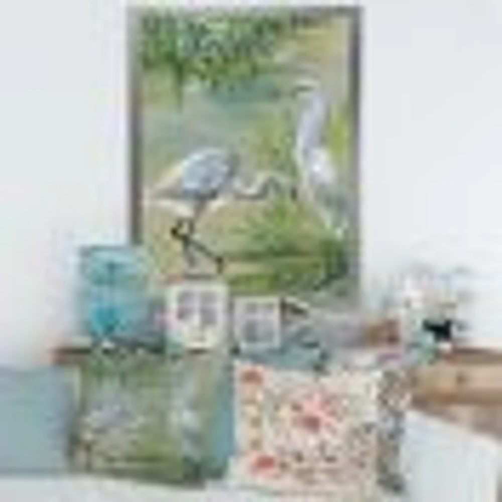 Toile « Heron Birds I »