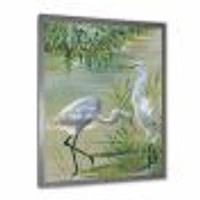 Toile « Heron Birds I »