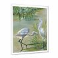 Toile « Heron Birds I »