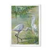 Toile « Heron Birds I »