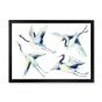 Toile « Asian Crane Bird Impression