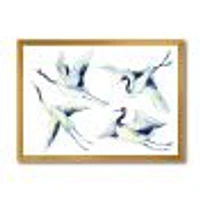 Toile « Asian Crane Bird Impression