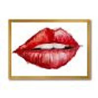 Toile « Valentines Day Red Woman Lips