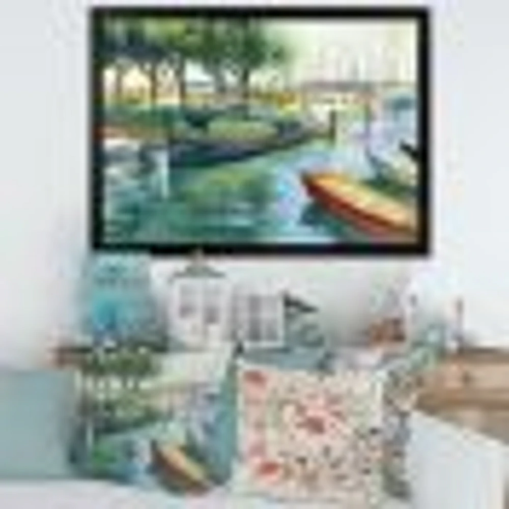 Boats Green Spring  Wall Art