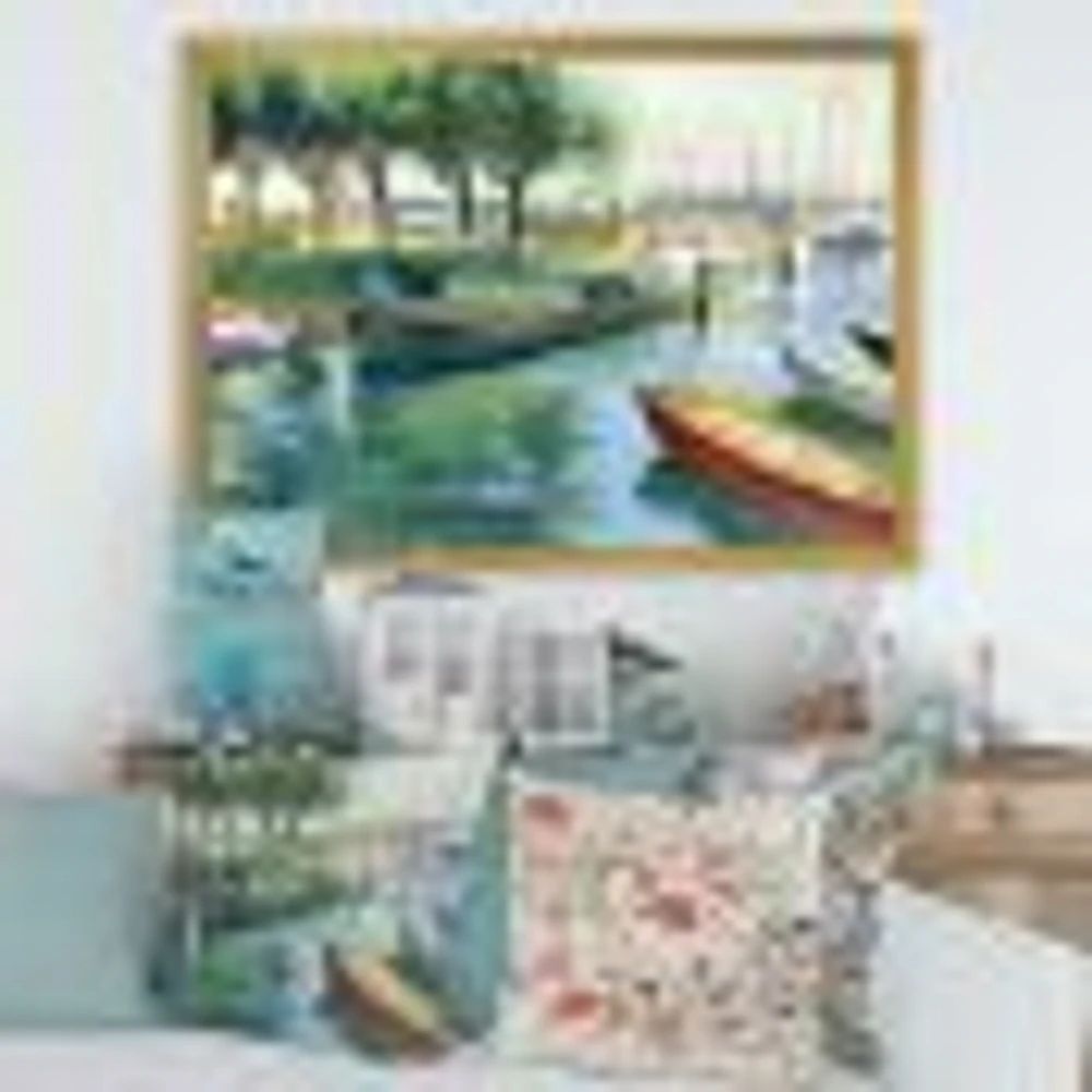 Boats Green Spring  Wall Art