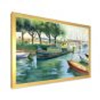 Boats Green Spring  Wall Art