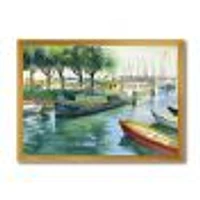 Boats Green Spring  Wall Art