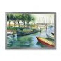 Boats Green Spring  Wall Art