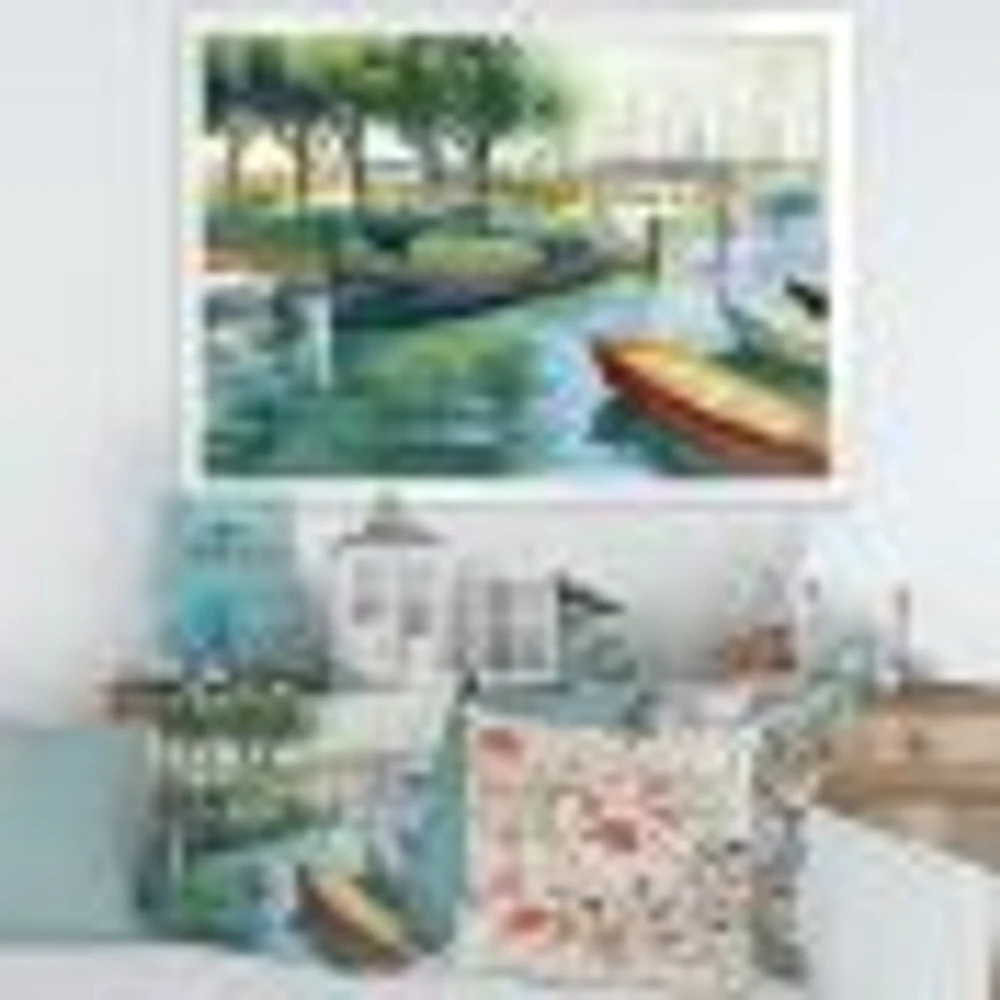 Boats Green Spring  Wall Art