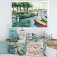 Boats Green Spring  Wall Art