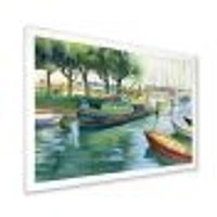 Boats Green Spring  Wall Art