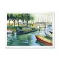 Boats Green Spring  Wall Art