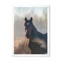 Toile « Portrait of A Horse on An Autumn Morning »