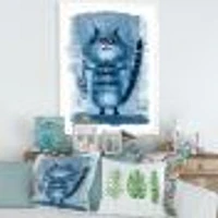 Cat Holding A Fish Its Claws  Wall Art