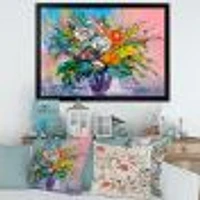 Bouquet of VIbrant Flowers  Wall Art