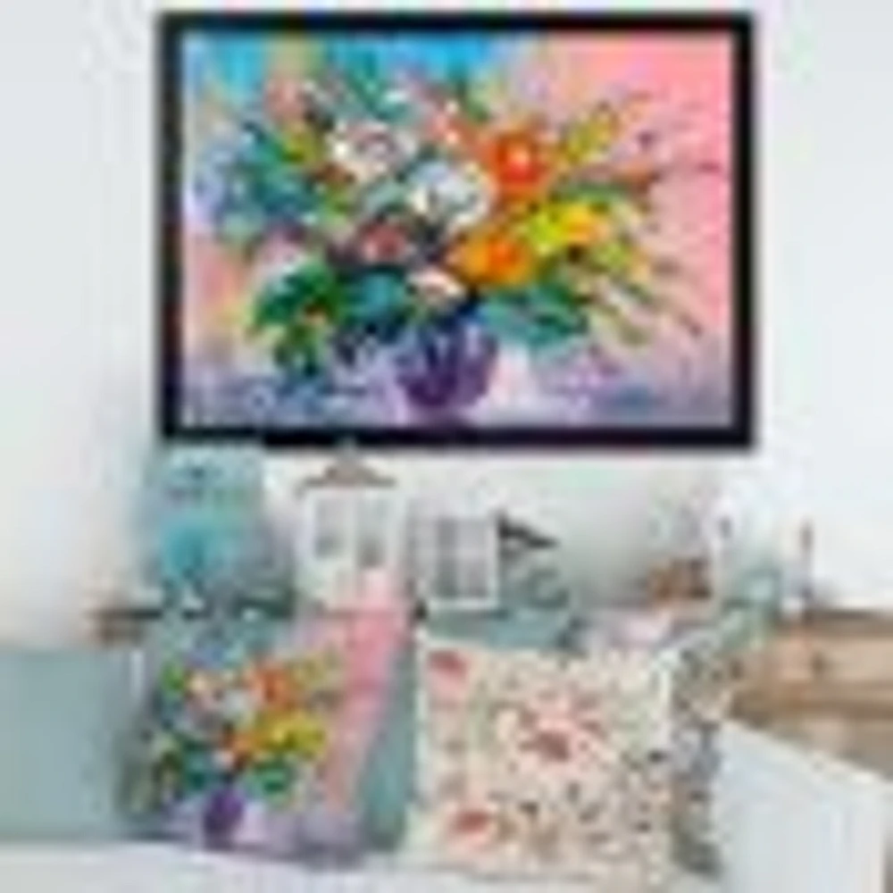 Bouquet of VIbrant Flowers  Wall Art