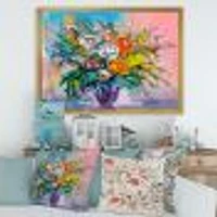 Bouquet of VIbrant Flowers  Wall Art