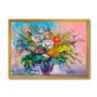 Bouquet of VIbrant Flowers  Wall Art