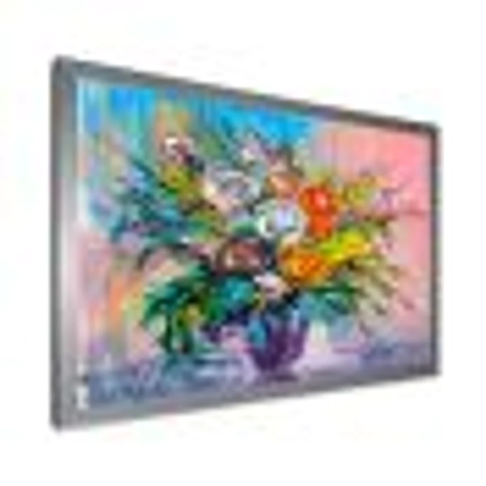 Bouquet of VIbrant Flowers  Wall Art