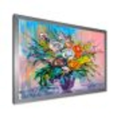 Bouquet of VIbrant Flowers  Wall Art