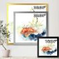 Lionfish and Kelp with Coral Reef Laminaria  Canvas Wall Art Print