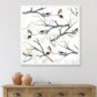 Little Birds on The Tree Branches I  Wall Art