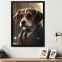 Mafia Beagle I Wall Art