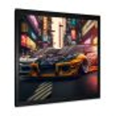 Art mural « Tunning Car Drifting Tokyo »