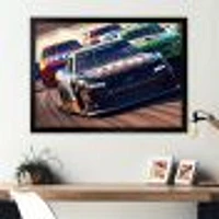 Stock Car Racing Last Lap Wall Art